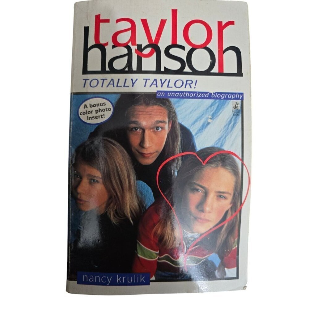 Vintage 90s Taylor Hanson Totally Taylor! Unauthorized Biography Book